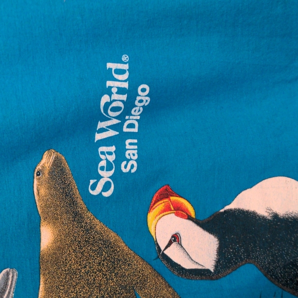 VTG Vintage Sea World San Diego T-shirt, size XL - Picture 2 of 8
